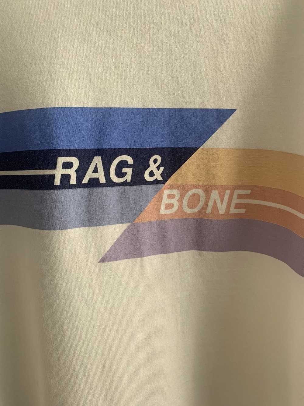 Rag & Bone Rag And Bone Men’s White Glitch T-Shir… - image 3