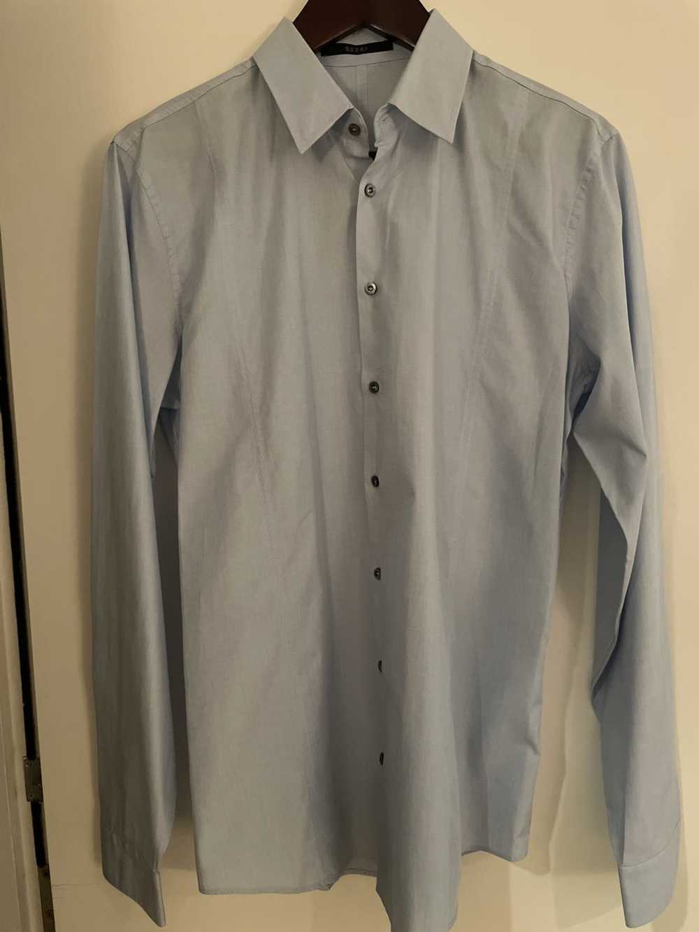 Gucci Gucci Shirt in Light Blue - image 1