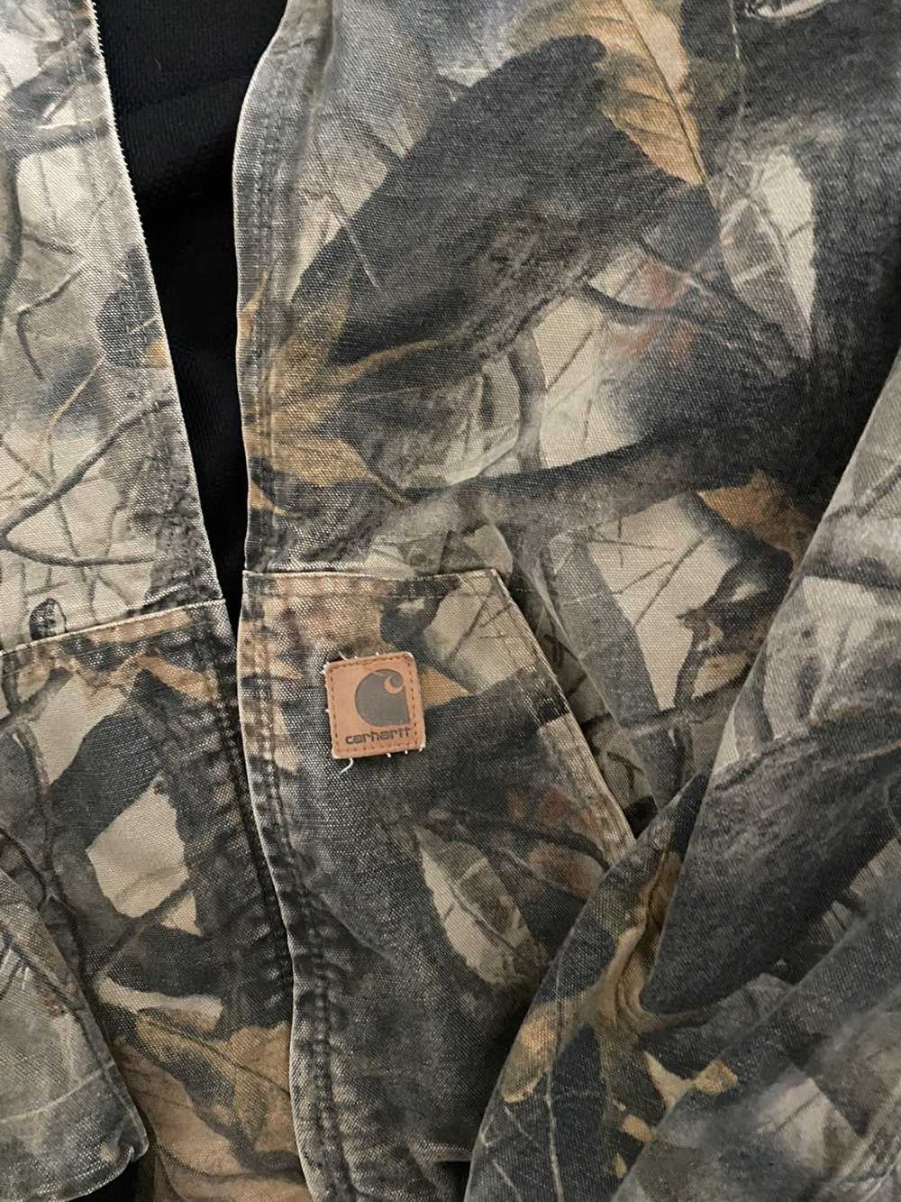 Carhartt Vintage RealTree Camo Canvas Zipup Hoodie - image 3