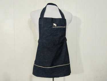 VINTAGE DENIM APRON ① Vintage denim work apron - Gem