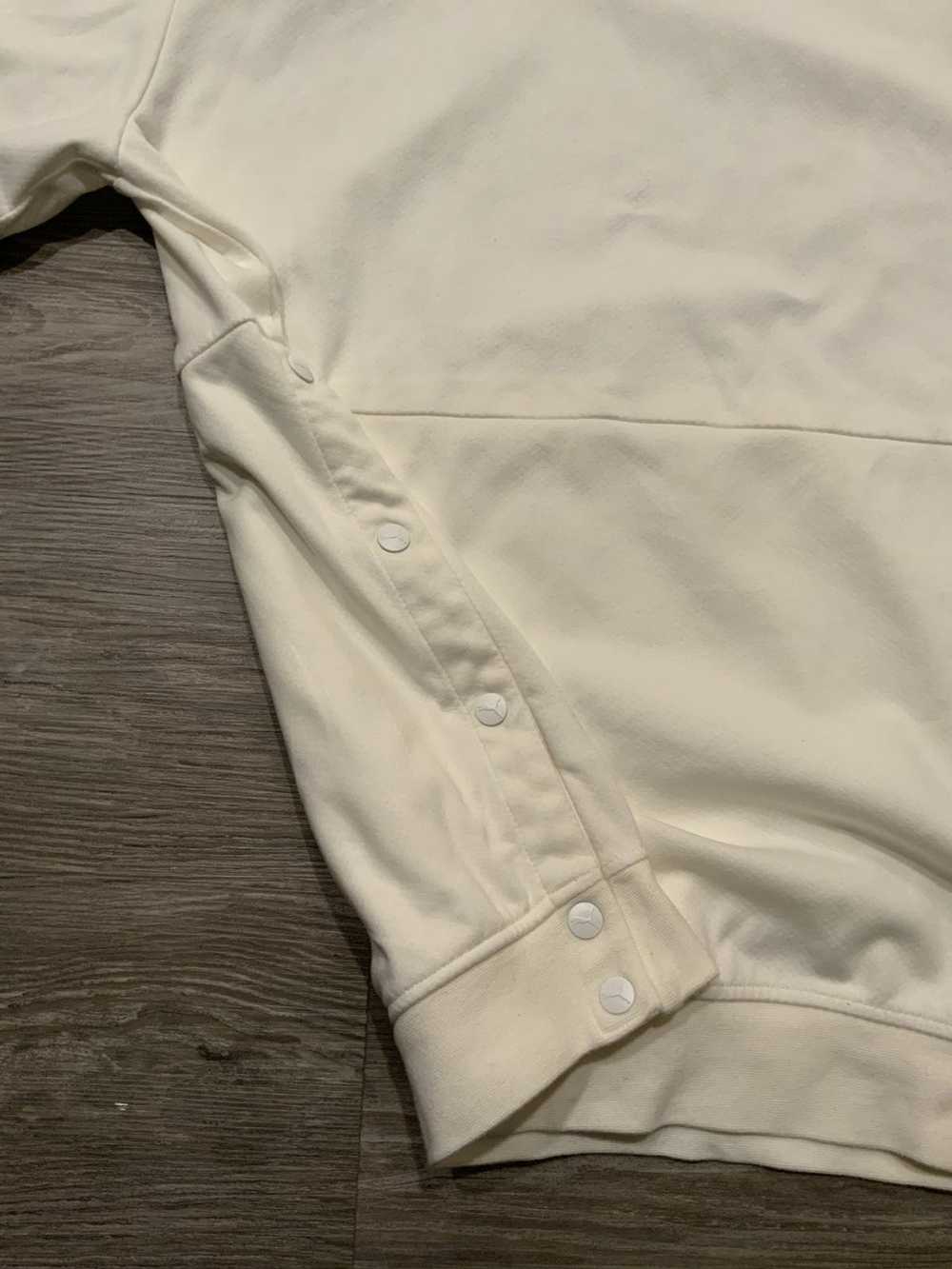 Puma Puma Sportswear White/Gold Short Sleeve Pull… - image 7