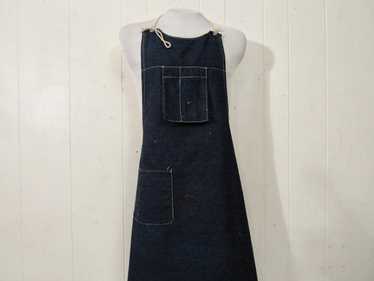GOOD PRINT 60's〜 VINTAGE WORK APRON USA Vintage denim work apron - Gem