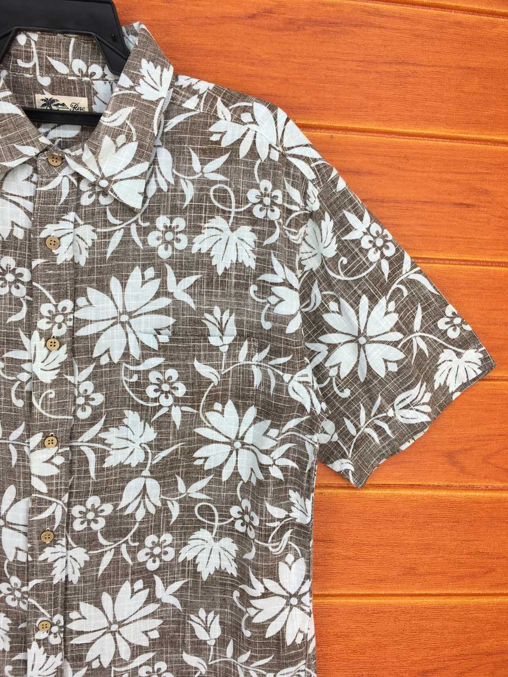 Hawaiian Shirt × Vintage Vintage FINE HAWAIIAN Fl… - image 5
