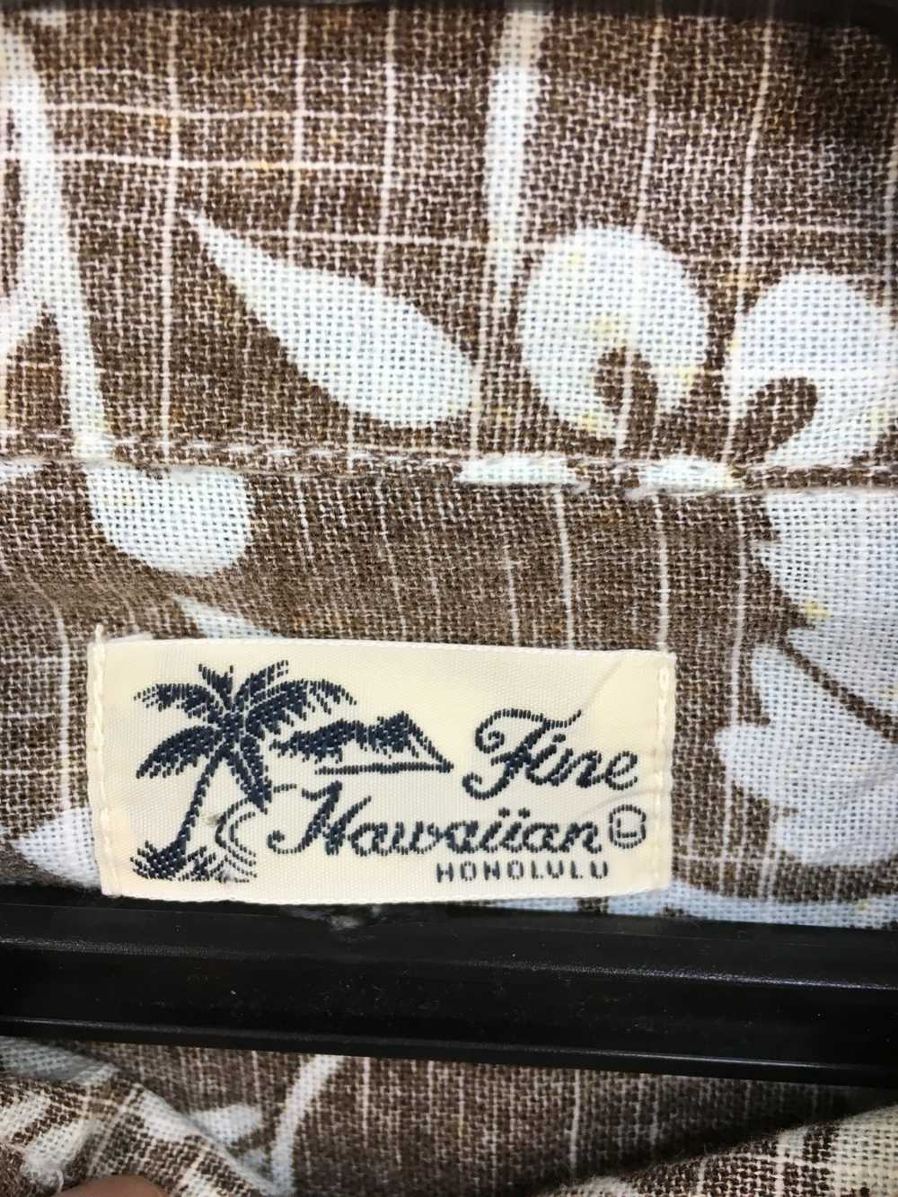 Hawaiian Shirt × Vintage Vintage FINE HAWAIIAN Fl… - image 7