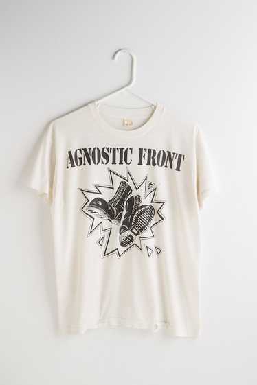 ヴィンテージ 80s 1989年 AGNOSTIC FRONT Tシャツ 1989 Agnostic Front Live and CBGB Hardcore Punk T Shirt | eBay