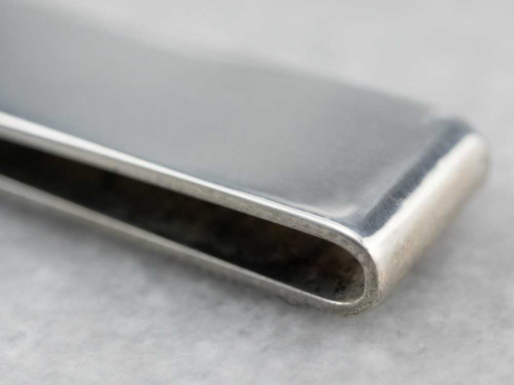 Diamond Sterling Silver Tie Bar - image 10