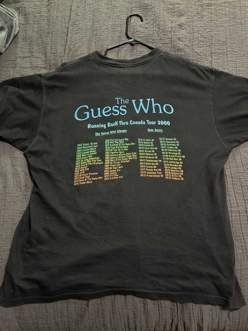 Vintage The Guess Who Vintage Tour Tee (Year 2000) - image 1