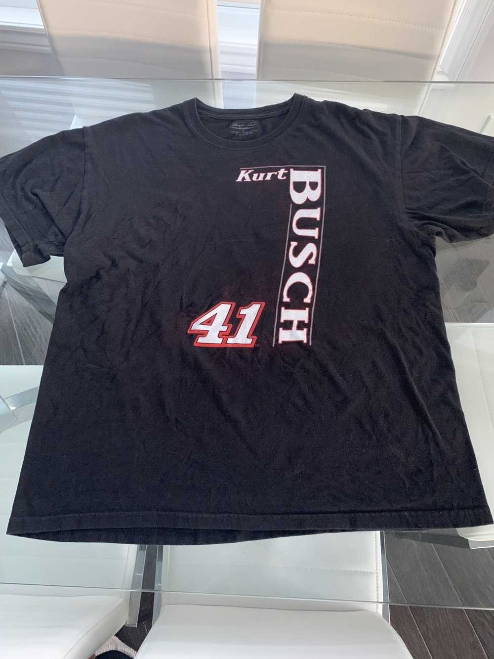 NASCAR × Vintage Kurt Busch Vintage Nascar T-Shirt - Gem