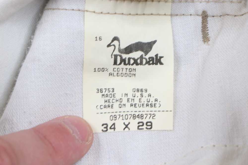 Streetwear × Vintage Vintage 80s Duxbak Cotton Ch… - image 7