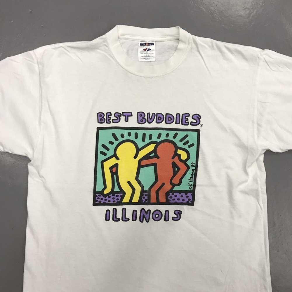 Keith Haring × Vintage KEITH HARING Best Buddies Illi… - Gem