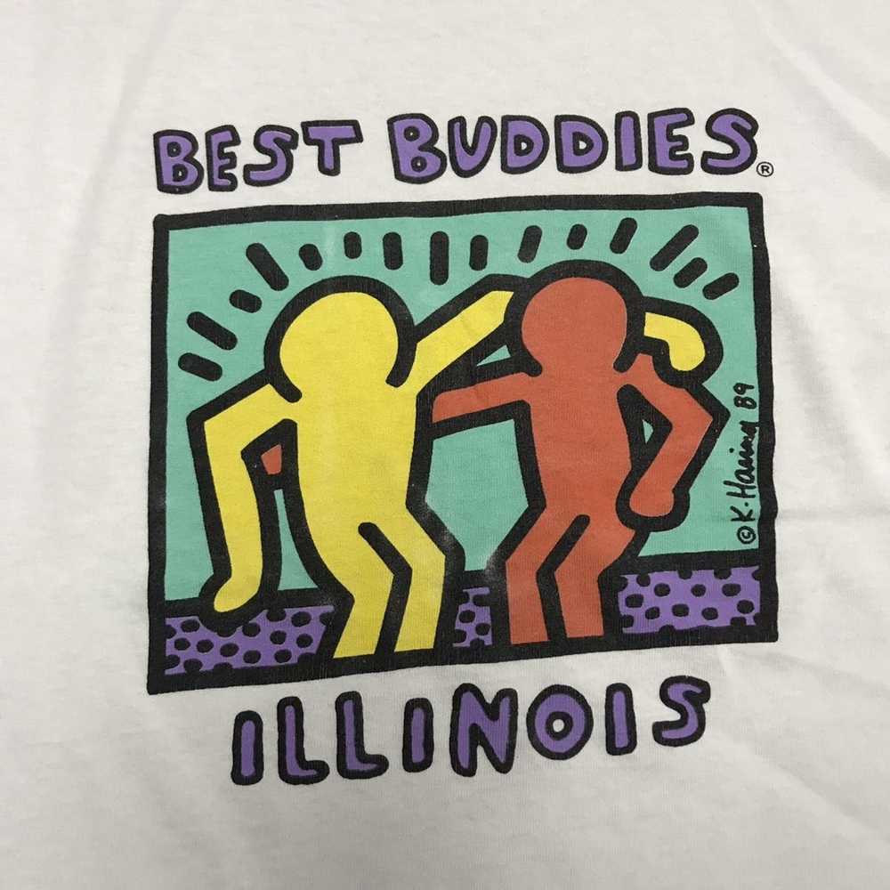 Keith Haring × Vintage KEITH HARING Best Buddies Illi… - Gem