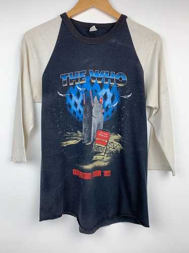 【vintageバンドT】THE WHO FAREWELL TOUR '82 The Who Vintage T Shirt 1982 Farewell Tour Mens Small 1980s