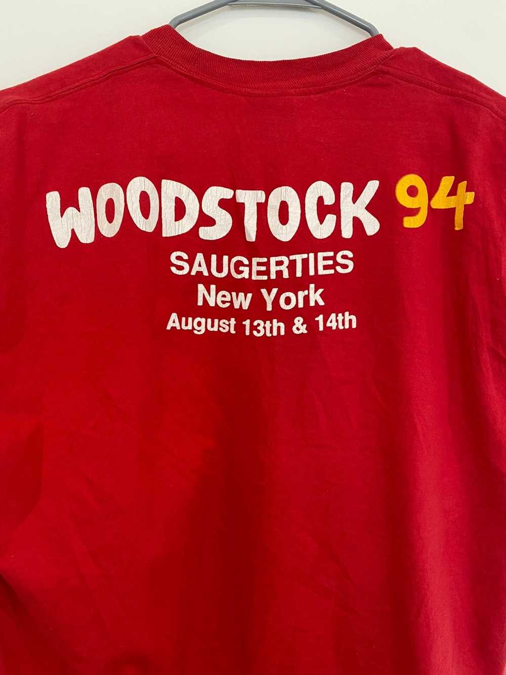 Vintage VINTAGE WOODSTOCK 1994 T-Shirt Tour Merch - image 2
