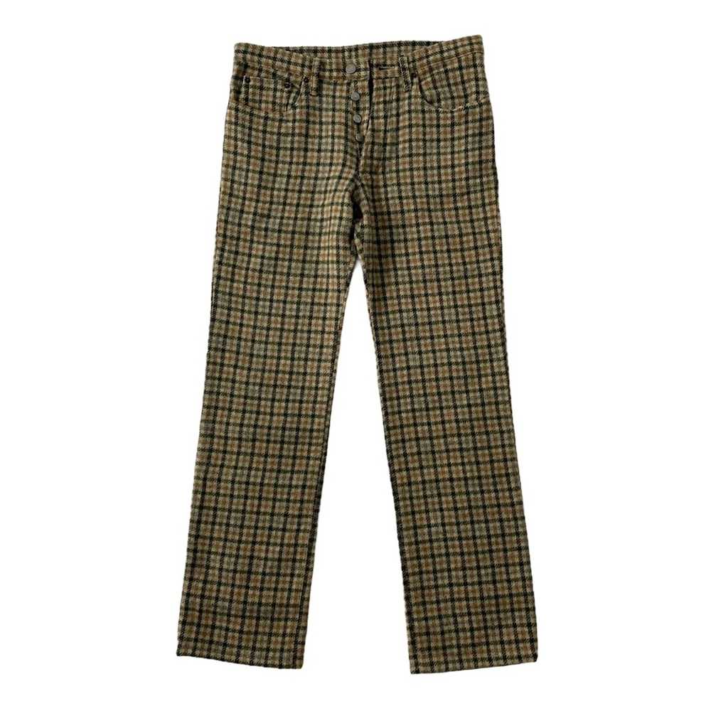 Studio D'Artisan Studio D Artisan Checked Wool Pants - Gem