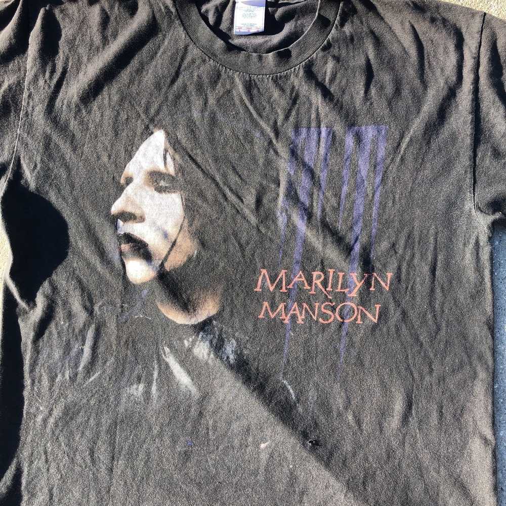 Band Tees × Marilyn Manson × Vintage 2000s Marily… - image 2