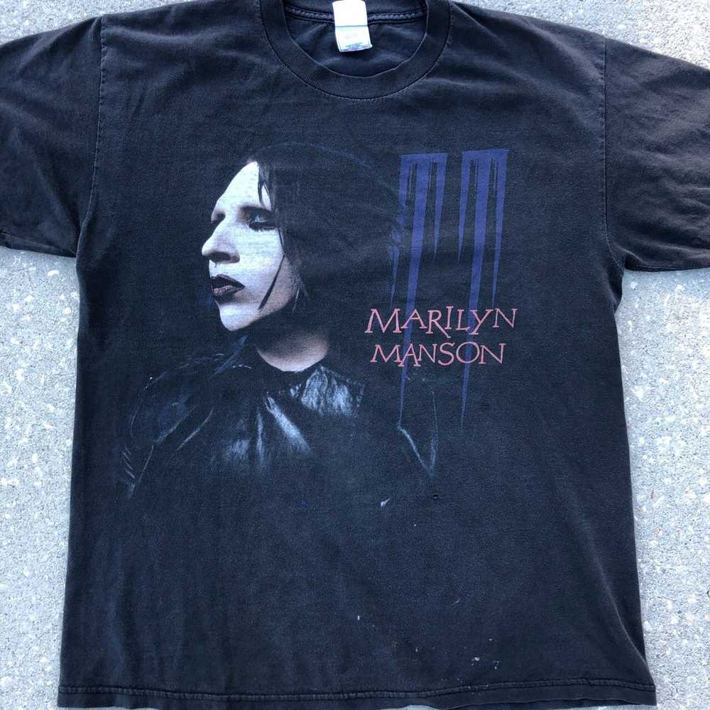 Band Tees × Marilyn Manson × Vintage 2000s Marily… - image 4