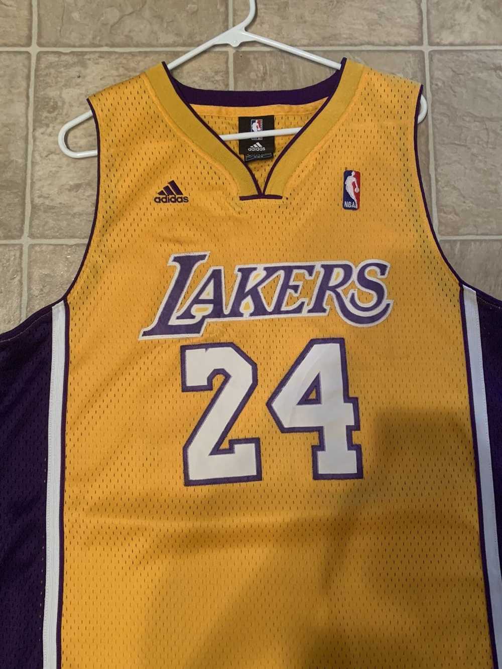 Kobe Bryant Adidas LA Lakers Hardwood Classic Jersey #8 Size L Vintage  Classic