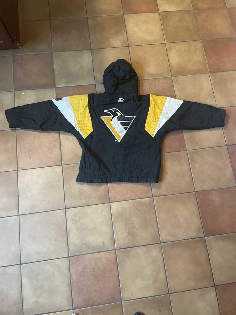 STARTER NHL 🏒 PENGUINS 🐧 90s hoodie , shell⛽️ 80s uniform