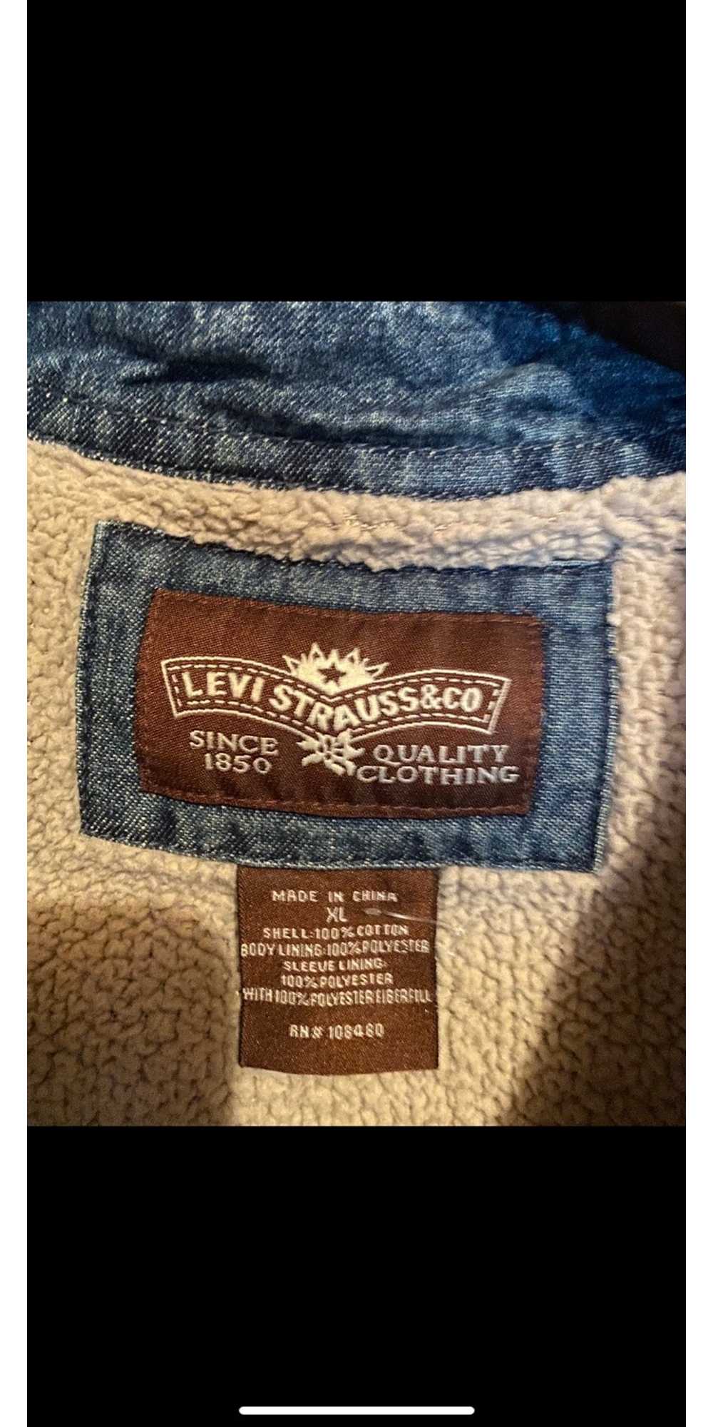 Levi's Vintage Clothing Vintage LEVIS SHERPA Blue… - image 3