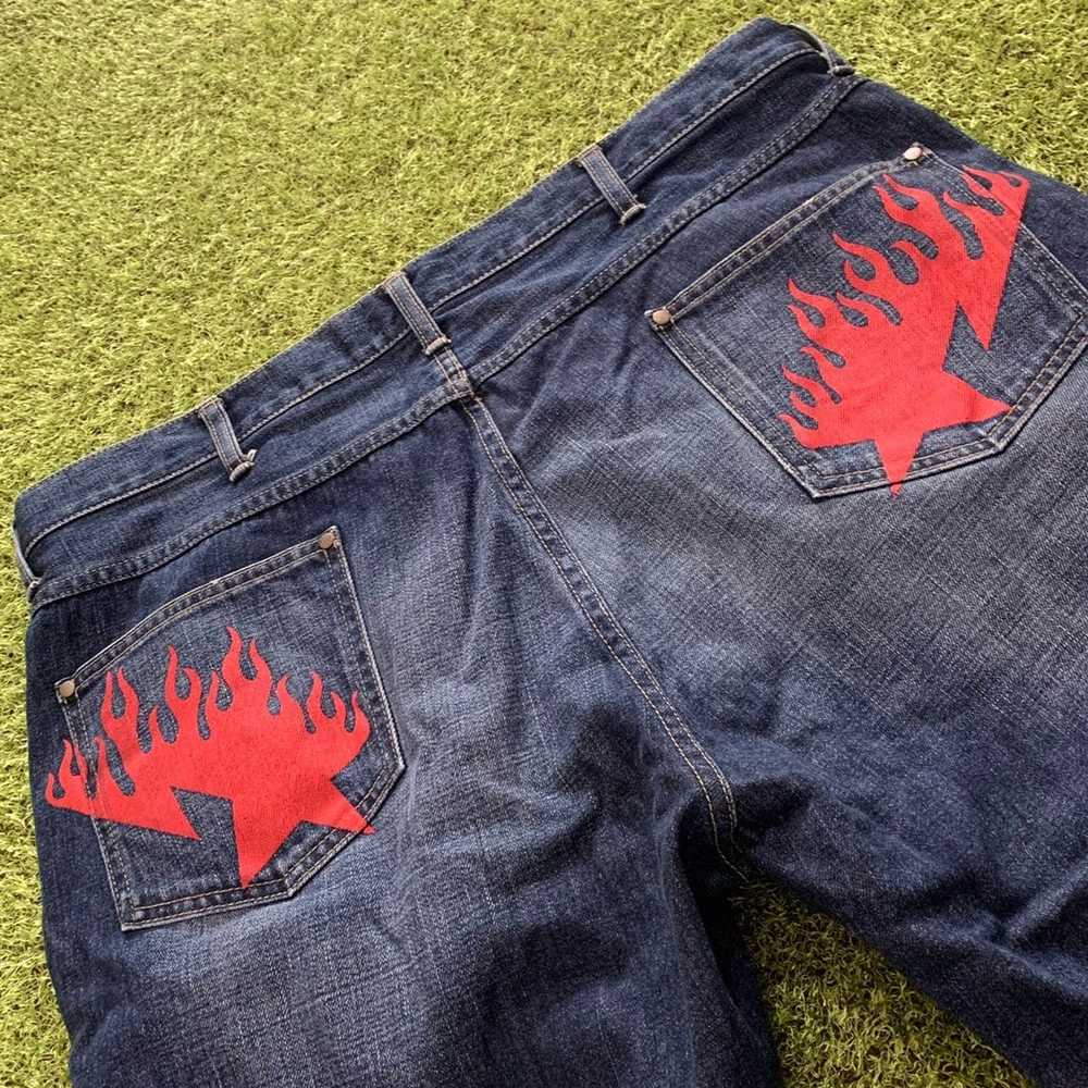 Bape BAPE flame sta short denim - Gem