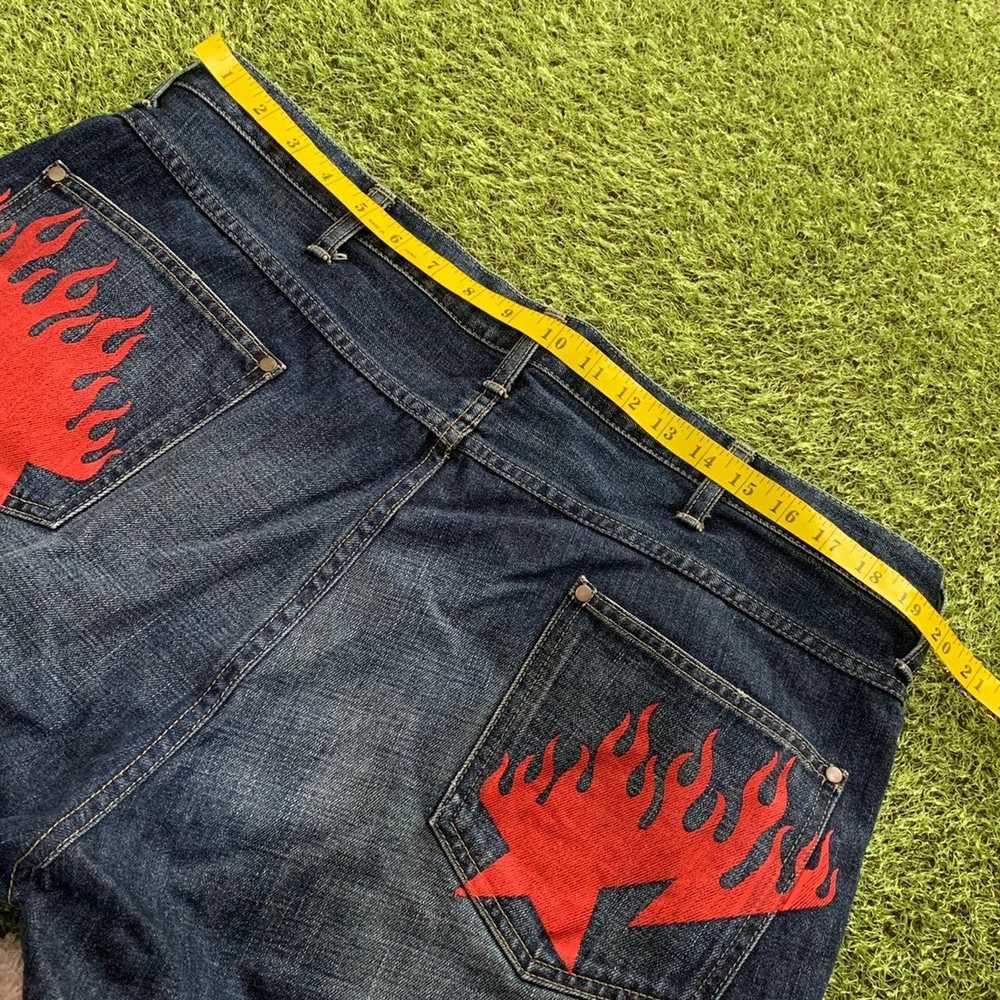 Bape BAPE flame sta short denim - Gem