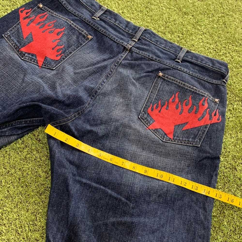 Bape BAPE flame sta short denim - Gem