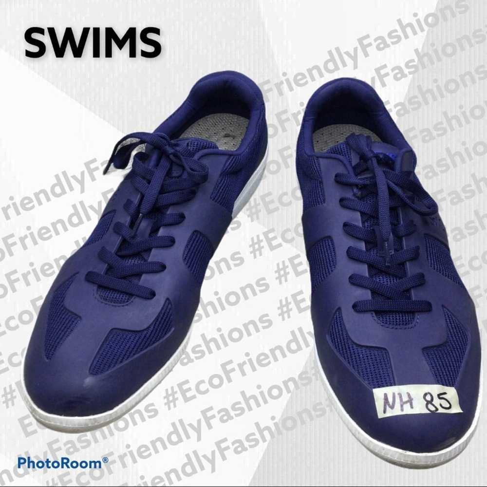 Swims Swims Men Blue Navy Mesh and Rubber Luca Sn… - image 2