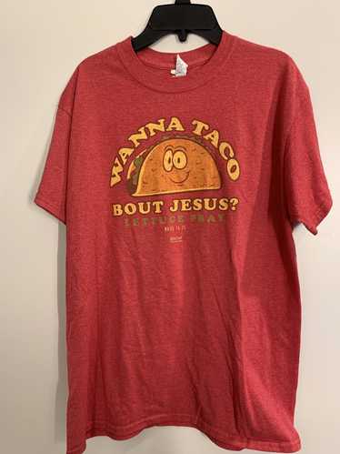 Vintage vintage "wanna taco bout jesus" tee - image 1