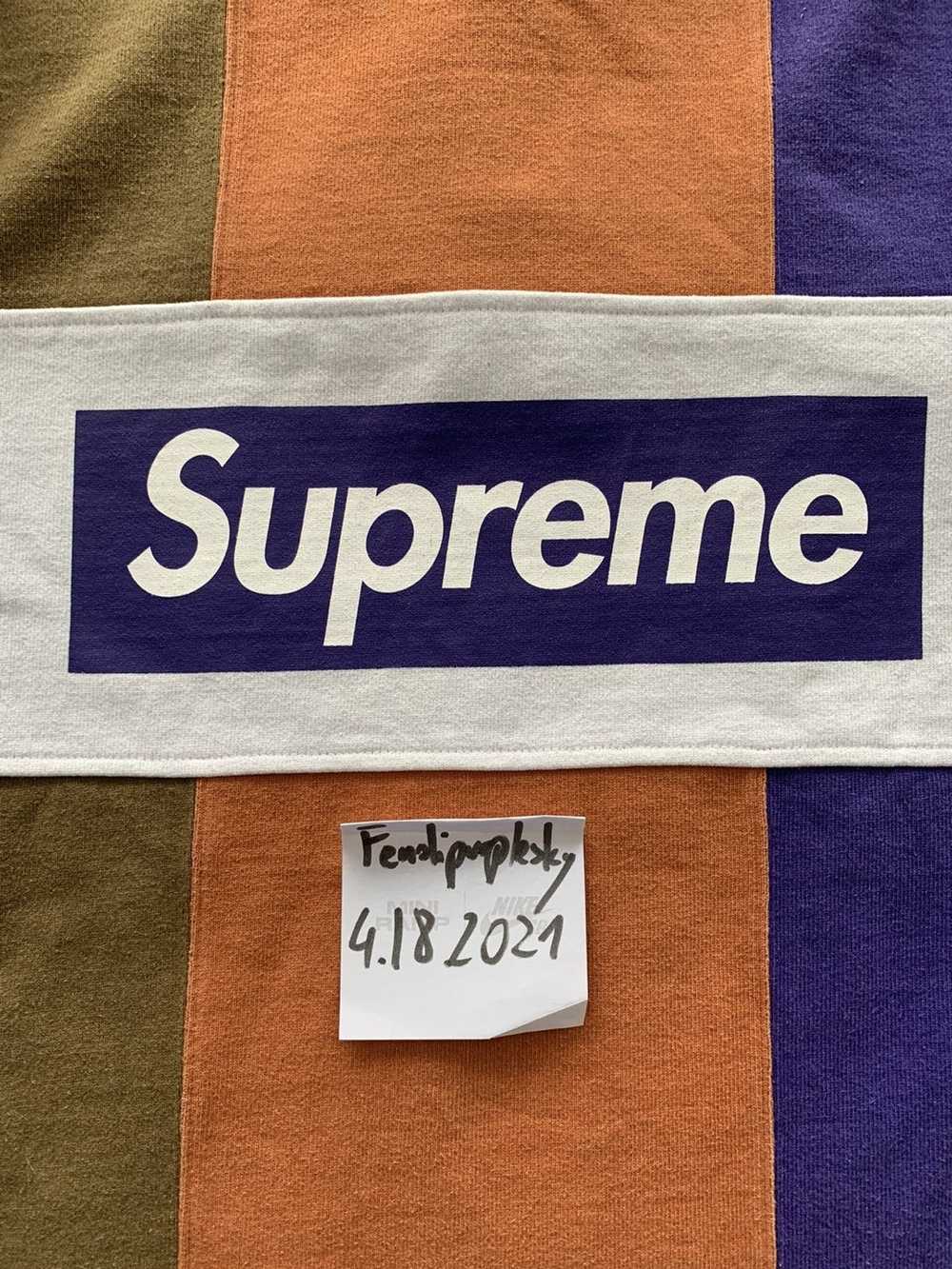 Supreme Supreme Striped Rugby Polo Tricolor Longsleeve - Gem
