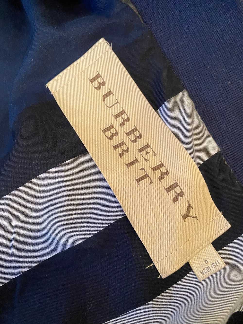 Burberry Burberry Royal Blue Quilted Bomber Jacket - image 2