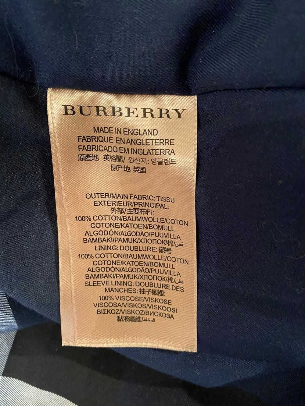 Burberry Burberry Royal Blue Quilted Bomber Jacket - image 4