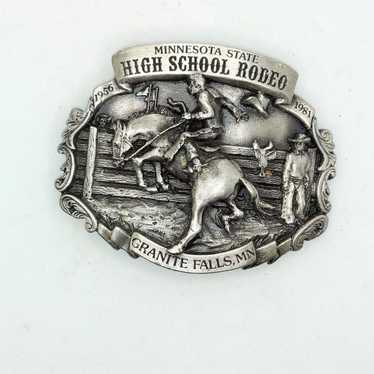 Other Minnesota High School Rodeo Belt Buckle Vint