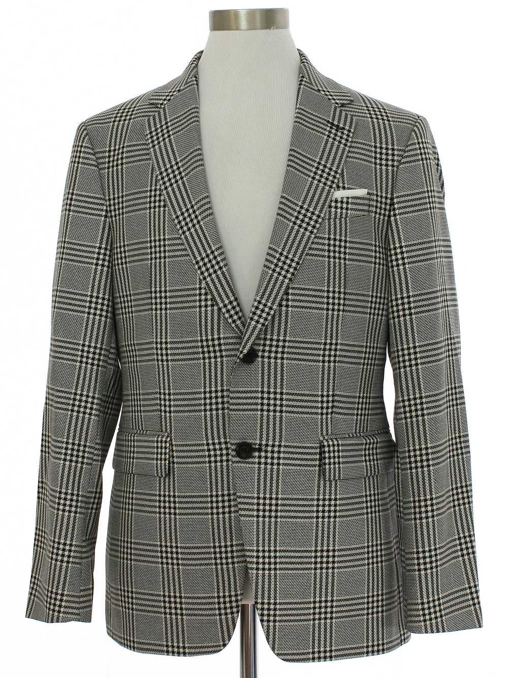 1990's Zara Man Mens Plaid Blazer Sport Coat Jack… - image 1