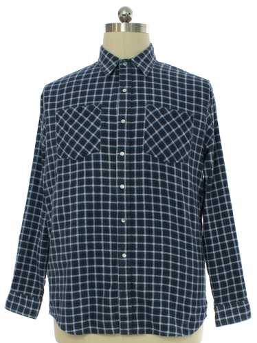 1990's Haband Mens Flannel Shirt - image 1