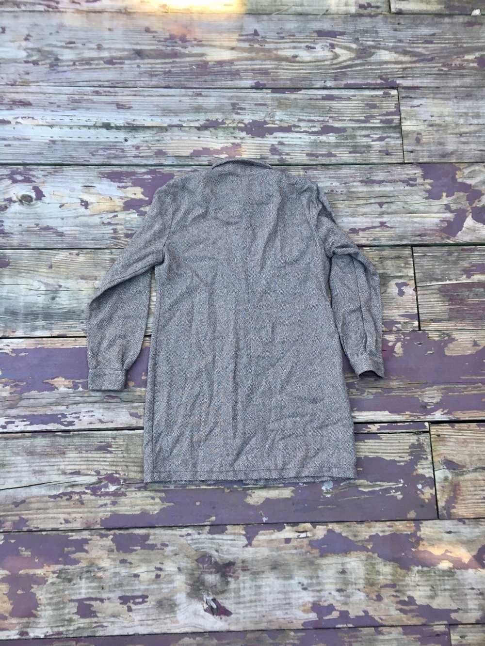 Gap × Vintage Vtg 90s gap wool tweed shirt - image 5