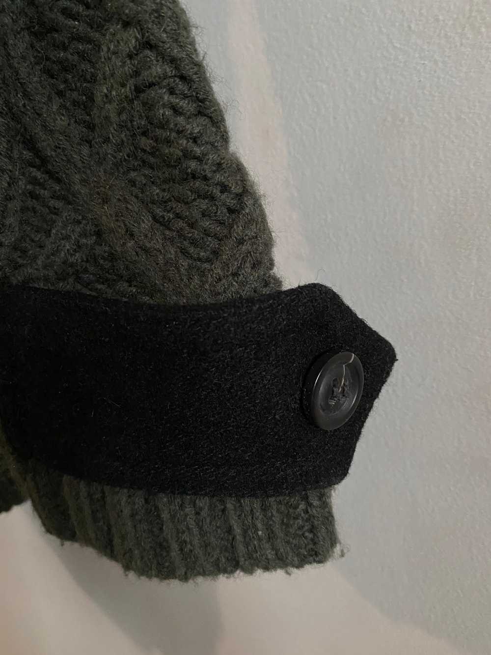 Diesel 🖤 Knit Cable Wool Hoodie M - image 6