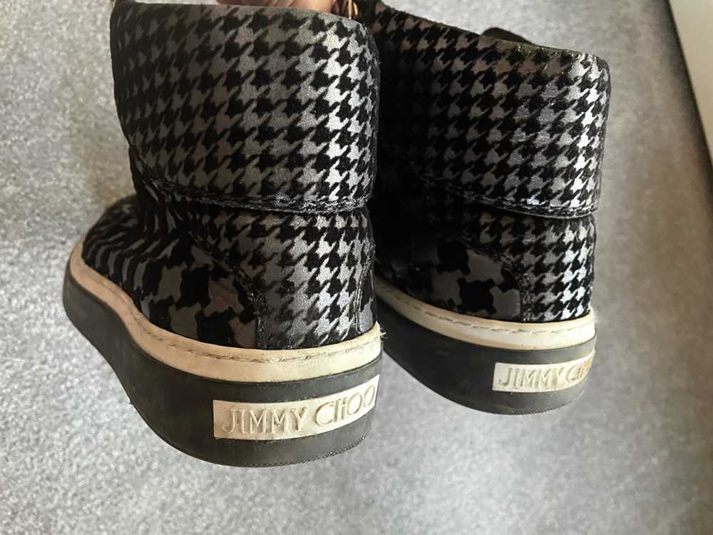 Jimmy Choo Jimmy Choo Argyle High-top velvet snea… - image 3