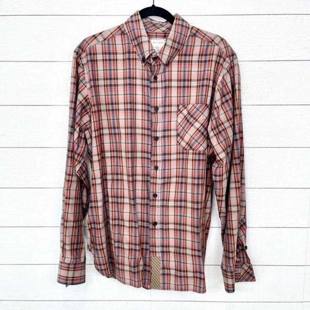 Billy Reid Billy Reid Plaid Men's Casual Dress Sh… - image 1