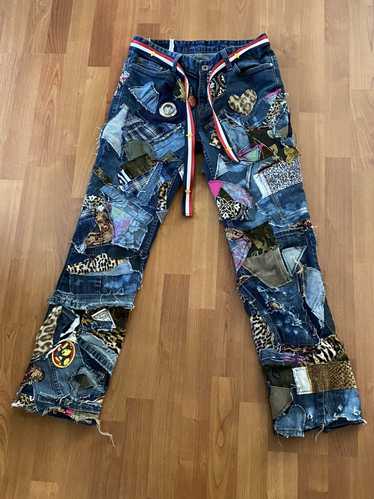 Calvin Klein × Custom Custom Denim Pants Upcycled 
