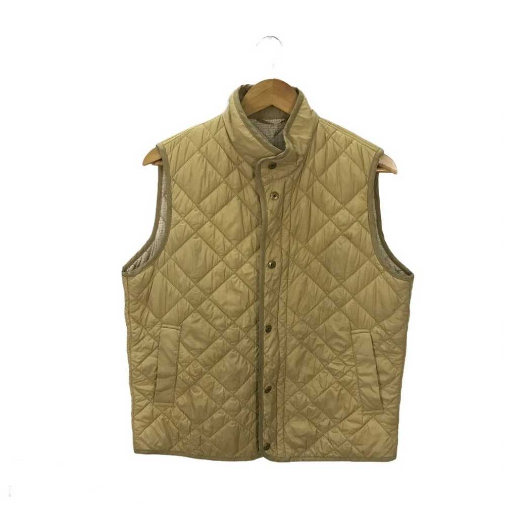 Japanese Brand Vintage Crocodile quilted vest - image 1