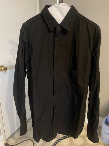 Y-3 Y-3 Adidas black button up shirt