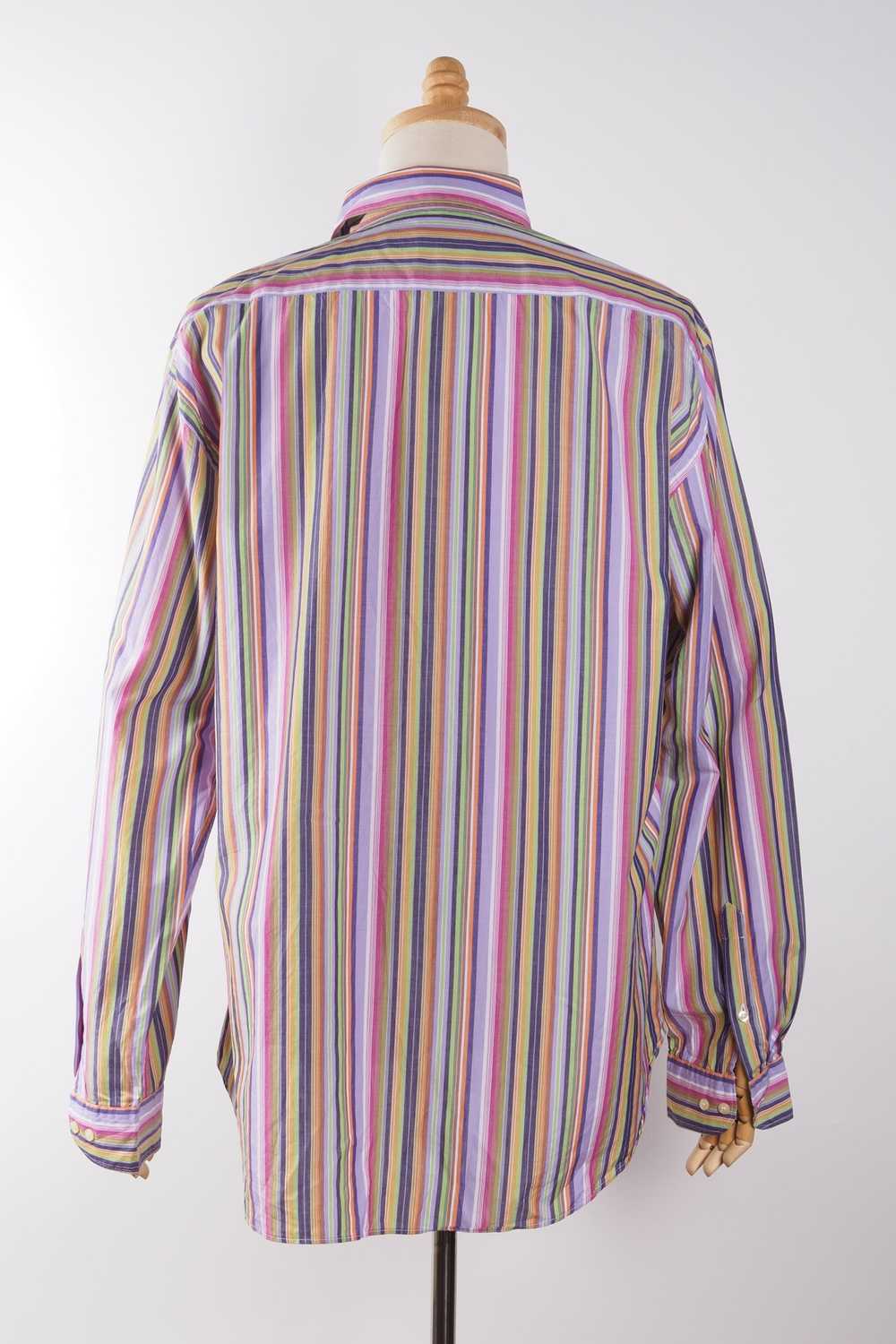 Etro Etro Milano Striped Multicolor Shirt 44 17.5… - image 2