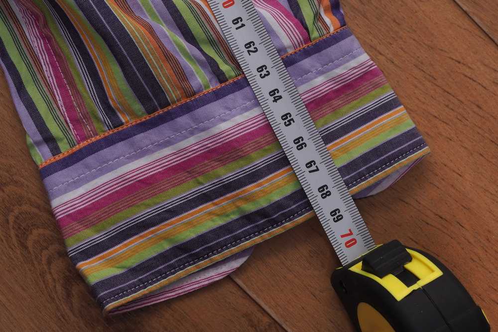 Etro Etro Milano Striped Multicolor Shirt 44 17.5… - image 7