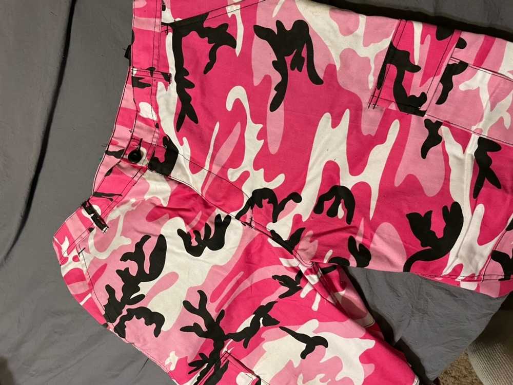 Rothco × Vintage Pink camo cargo pants army military … - Gem