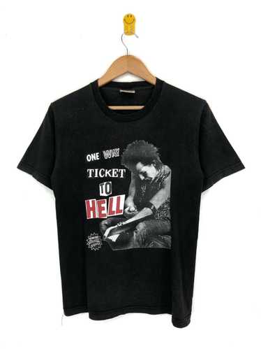 Band Tees × Vintage Vintage SID VICIOUS ONE WAY T… - image 1