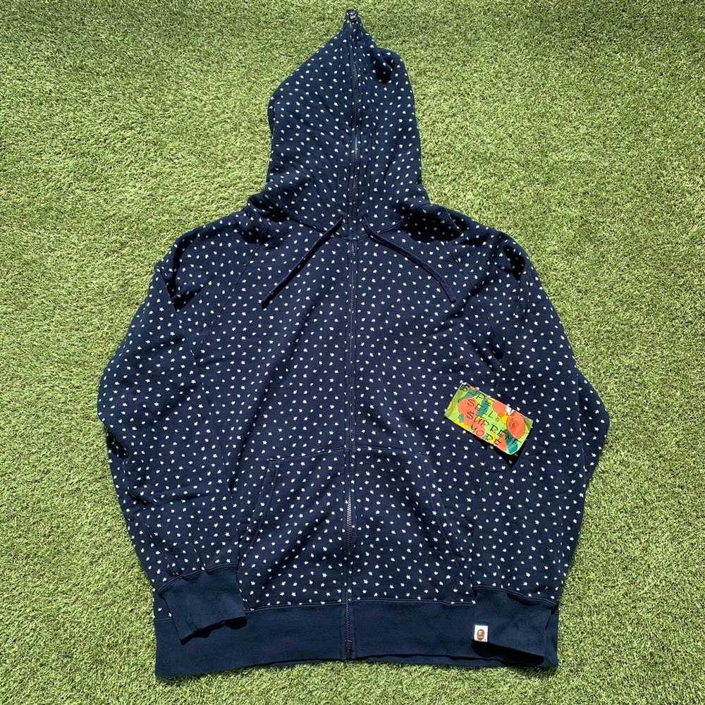 Bape BAPE Sta full zip hoodie blue - image 1