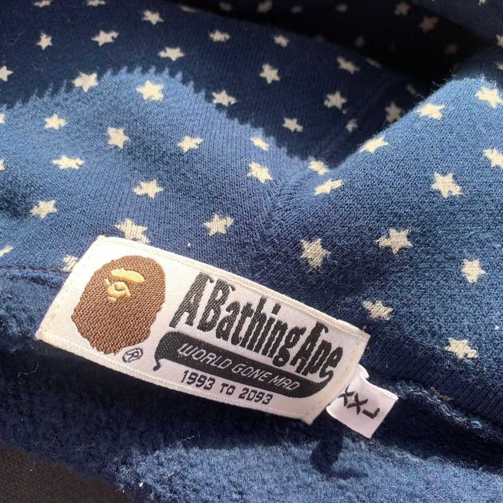 Bape BAPE Sta full zip hoodie blue - image 3