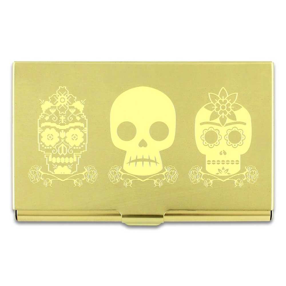 Made In Usa Frida Kahlo 3 skulls laser etched met… - image 4