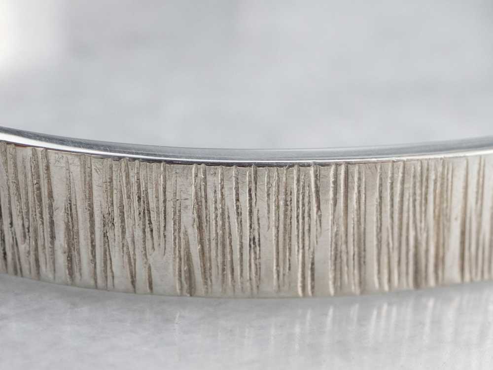 Unisex Mixed Metal Textured Cuff Bracelet - image 6
