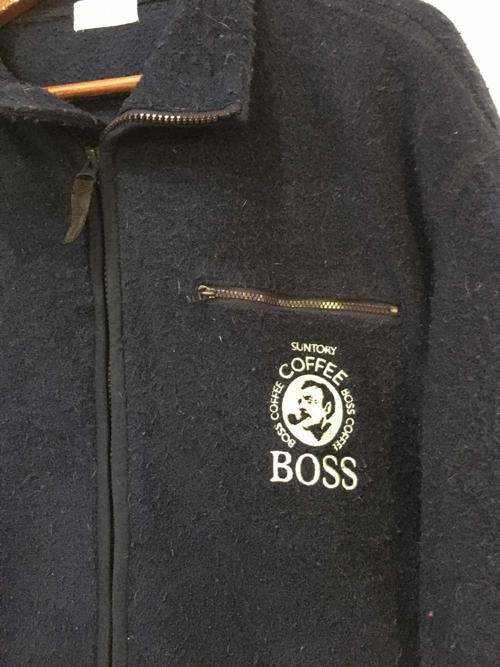 Japanese Brand Suntory Boss Coffee Fleece Sweatsh… - image 6